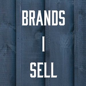 Here are some of the brands I sell in my closet